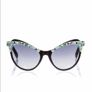 NWOT Emilio Pucci EP 35 EP0035 01B SUNGLASSES 🕶